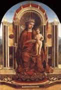 Gentile Bellini The Virgin and Child Enthroned France oil painting artist
